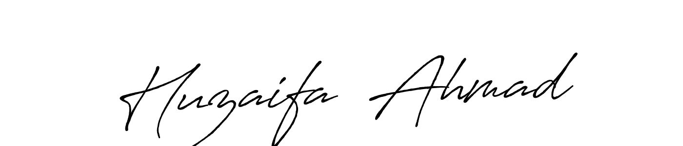 Make a beautiful signature design for name Huzaifa  Ahmad. Use this online signature maker to create a handwritten signature for free. Huzaifa  Ahmad signature style 7 images and pictures png