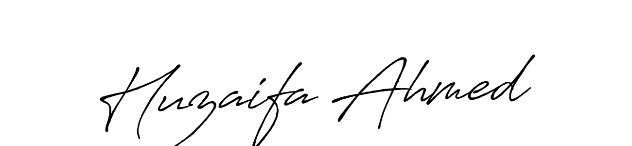 Antro_Vectra_Bolder is a professional signature style that is perfect for those who want to add a touch of class to their signature. It is also a great choice for those who want to make their signature more unique. Get Huzaifa Ahmed name to fancy signature for free. Huzaifa Ahmed signature style 7 images and pictures png