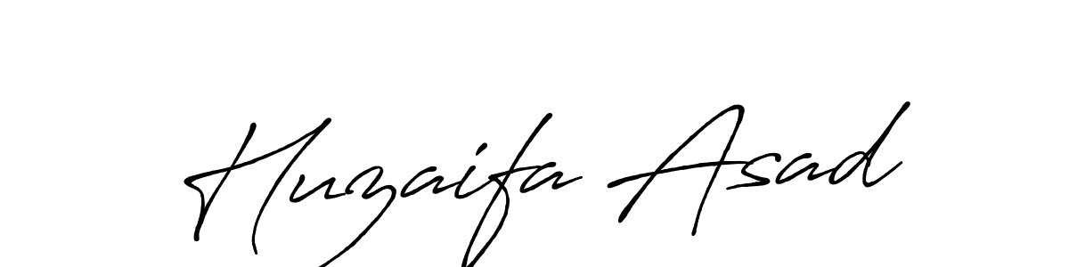 Also we have Huzaifa Asad name is the best signature style. Create professional handwritten signature collection using Antro_Vectra_Bolder autograph style. Huzaifa Asad signature style 7 images and pictures png
