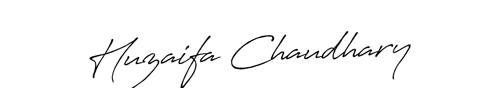 It looks lik you need a new signature style for name Huzaifa Chaudhary. Design unique handwritten (Antro_Vectra_Bolder) signature with our free signature maker in just a few clicks. Huzaifa Chaudhary signature style 7 images and pictures png