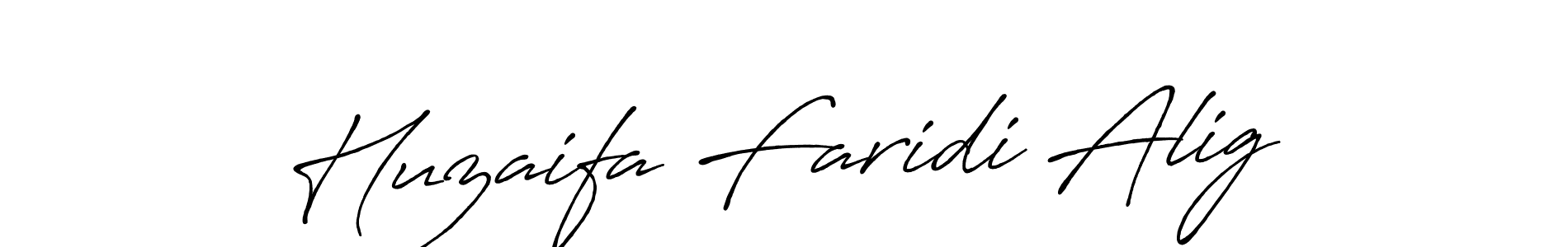 Make a beautiful signature design for name Huzaifa Faridi Alig. Use this online signature maker to create a handwritten signature for free. Huzaifa Faridi Alig signature style 7 images and pictures png