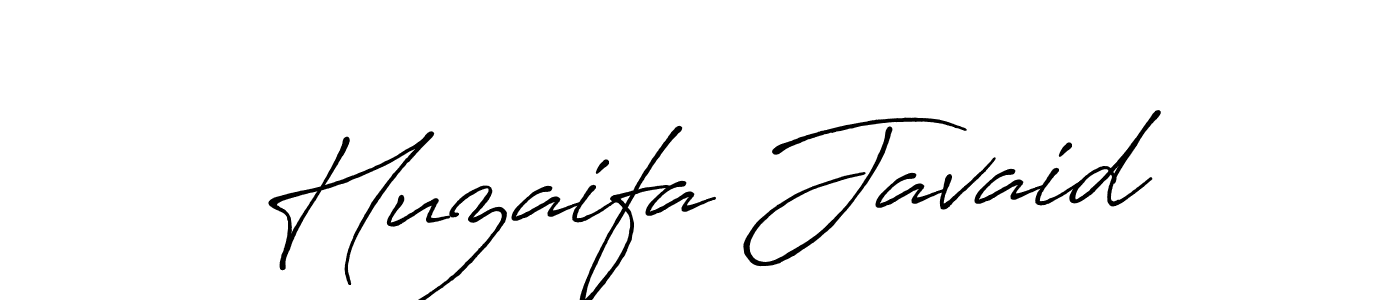 Antro_Vectra_Bolder is a professional signature style that is perfect for those who want to add a touch of class to their signature. It is also a great choice for those who want to make their signature more unique. Get Huzaifa Javaid name to fancy signature for free. Huzaifa Javaid signature style 7 images and pictures png