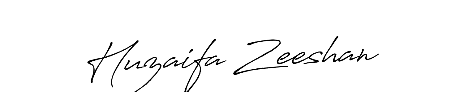 It looks lik you need a new signature style for name Huzaifa Zeeshan. Design unique handwritten (Antro_Vectra_Bolder) signature with our free signature maker in just a few clicks. Huzaifa Zeeshan signature style 7 images and pictures png