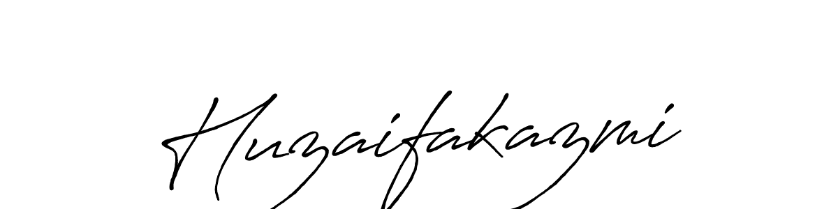 Huzaifakazmi stylish signature style. Best Handwritten Sign (Antro_Vectra_Bolder) for my name. Handwritten Signature Collection Ideas for my name Huzaifakazmi. Huzaifakazmi signature style 7 images and pictures png