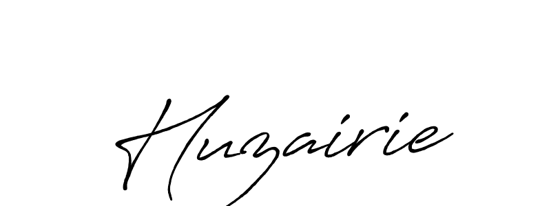 Also we have Huzairie name is the best signature style. Create professional handwritten signature collection using Antro_Vectra_Bolder autograph style. Huzairie signature style 7 images and pictures png