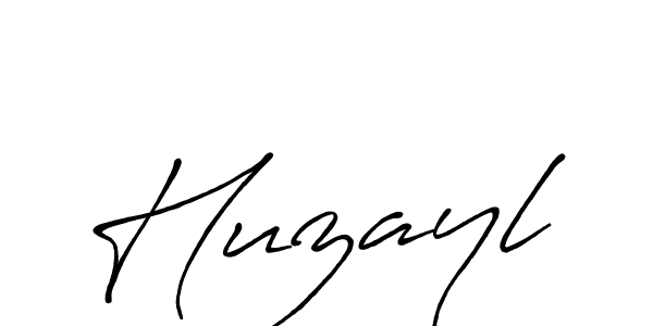 Make a beautiful signature design for name Huzayl. Use this online signature maker to create a handwritten signature for free. Huzayl signature style 7 images and pictures png