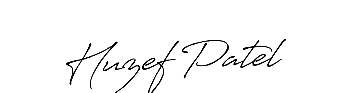 if you are searching for the best signature style for your name Huzef Patel. so please give up your signature search. here we have designed multiple signature styles  using Antro_Vectra_Bolder. Huzef Patel signature style 7 images and pictures png