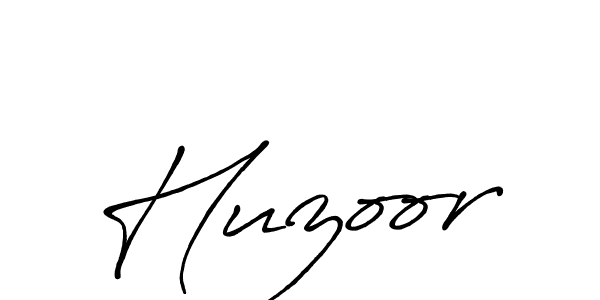 if you are searching for the best signature style for your name Huzoor. so please give up your signature search. here we have designed multiple signature styles  using Antro_Vectra_Bolder. Huzoor signature style 7 images and pictures png