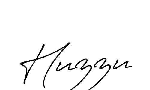 Create a beautiful signature design for name Huzzu. With this signature (Antro_Vectra_Bolder) fonts, you can make a handwritten signature for free. Huzzu signature style 7 images and pictures png