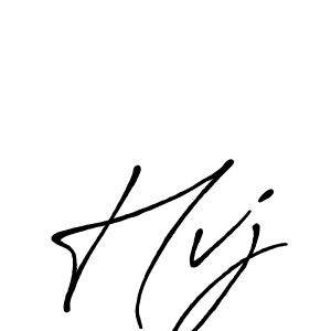 How to make Hvj signature? Antro_Vectra_Bolder is a professional autograph style. Create handwritten signature for Hvj name. Hvj signature style 7 images and pictures png