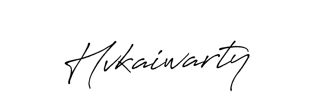 This is the best signature style for the Hvkaiwarty name. Also you like these signature font (Antro_Vectra_Bolder). Mix name signature. Hvkaiwarty signature style 7 images and pictures png