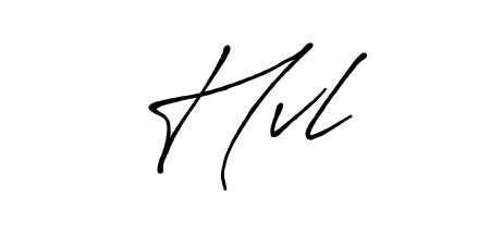The Antro_Vectra_Bolder font transforms the name Hvl into an executive sign with sharp precision and distinguished character. Hvl signature style 7 images and pictures png