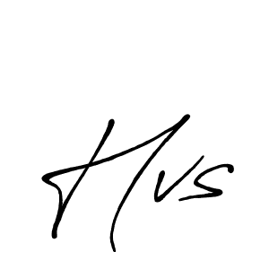 The best way (Antro_Vectra_Bolder) to make a short signature is to pick only two or three words in your name. The name Hvs include a total of six letters. For converting this name. Hvs signature style 7 images and pictures png