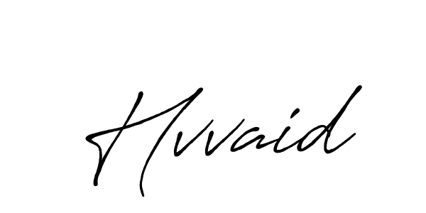 Make a beautiful signature design for name Hvvaid. With this signature (Antro_Vectra_Bolder) style, you can create a handwritten signature for free. Hvvaid signature style 7 images and pictures png