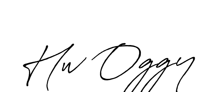 Design your own signature with our free online signature maker. With this signature software, you can create a handwritten (Antro_Vectra_Bolder) signature for name Hw Oggy. Hw Oggy signature style 7 images and pictures png