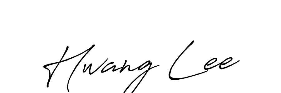 Hwang Lee stylish signature style. Best Handwritten Sign (Antro_Vectra_Bolder) for my name. Handwritten Signature Collection Ideas for my name Hwang Lee. Hwang Lee signature style 7 images and pictures png