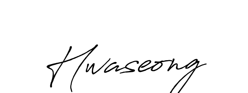 The best way (Antro_Vectra_Bolder) to make a short signature is to pick only two or three words in your name. The name Hwaseong include a total of six letters. For converting this name. Hwaseong signature style 7 images and pictures png