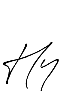 It looks lik you need a new signature style for name Hy. Design unique handwritten (Antro_Vectra_Bolder) signature with our free signature maker in just a few clicks. Hy signature style 7 images and pictures png
