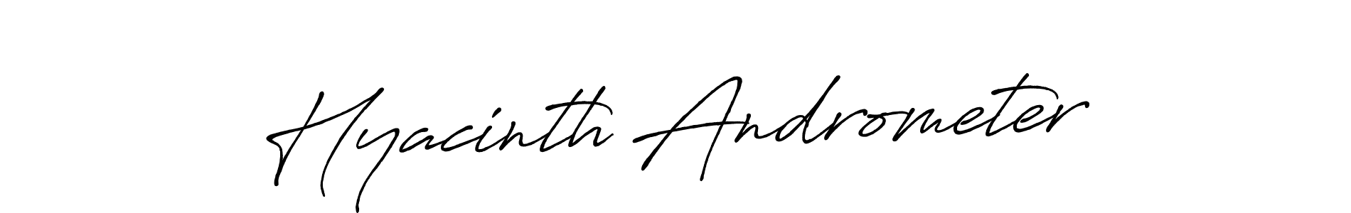 Hyacinth Andrometer stylish signature style. Best Handwritten Sign (Antro_Vectra_Bolder) for my name. Handwritten Signature Collection Ideas for my name Hyacinth Andrometer. Hyacinth Andrometer signature style 7 images and pictures png