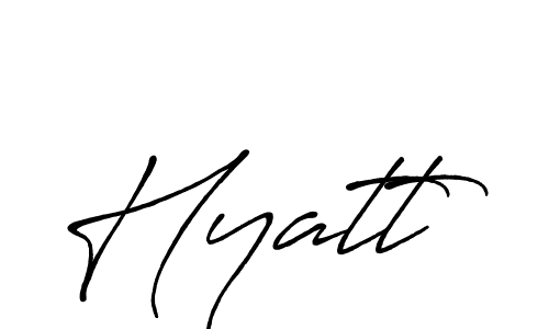 Also You can easily find your signature by using the search form. We will create Hyatt name handwritten signature images for you free of cost using Antro_Vectra_Bolder sign style. Hyatt signature style 7 images and pictures png