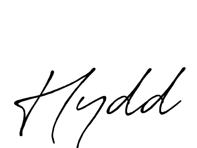 Similarly Antro_Vectra_Bolder is the best handwritten signature design. Signature creator online .You can use it as an online autograph creator for name Hydd. Hydd signature style 7 images and pictures png