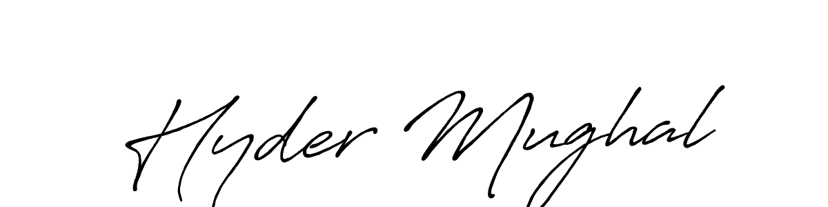 Antro_Vectra_Bolder is a professional signature style that is perfect for those who want to add a touch of class to their signature. It is also a great choice for those who want to make their signature more unique. Get Hyder Mughal name to fancy signature for free. Hyder Mughal signature style 7 images and pictures png