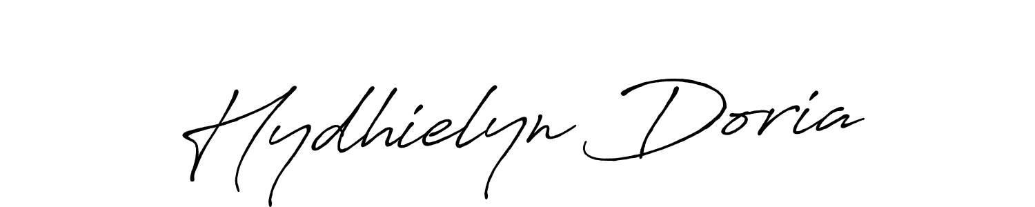 It looks lik you need a new signature style for name Hydhielyn Doria. Design unique handwritten (Antro_Vectra_Bolder) signature with our free signature maker in just a few clicks. Hydhielyn Doria signature style 7 images and pictures png