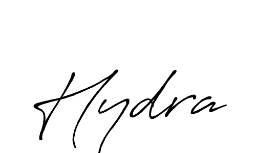 Create a beautiful signature design for name Hydra. With this signature (Antro_Vectra_Bolder) fonts, you can make a handwritten signature for free. Hydra signature style 7 images and pictures png