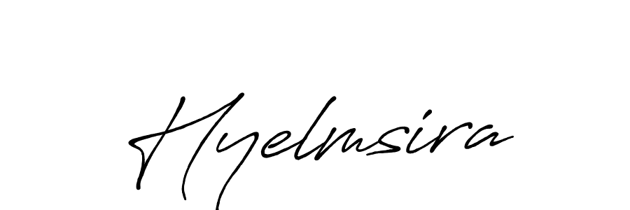 Make a beautiful signature design for name Hyelmsira. With this signature (Antro_Vectra_Bolder) style, you can create a handwritten signature for free. Hyelmsira signature style 7 images and pictures png