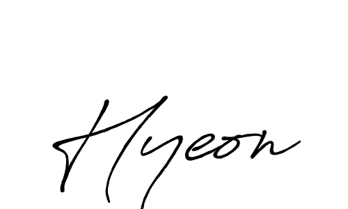 Make a beautiful signature design for name Hyeon. Use this online signature maker to create a handwritten signature for free. Hyeon signature style 7 images and pictures png