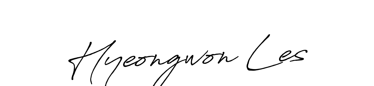 Also You can easily find your signature by using the search form. We will create Hyeongwon Les name handwritten signature images for you free of cost using Antro_Vectra_Bolder sign style. Hyeongwon Les signature style 7 images and pictures png