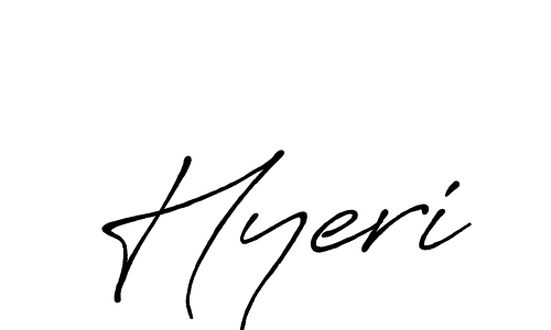 Use a signature maker to create a handwritten signature online. With this signature software, you can design (Antro_Vectra_Bolder) your own signature for name Hyeri. Hyeri signature style 7 images and pictures png