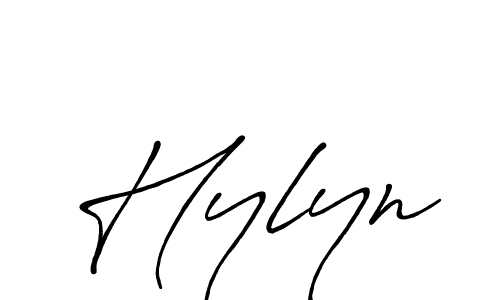 Use a signature maker to create a handwritten signature online. With this signature software, you can design (Antro_Vectra_Bolder) your own signature for name Hylyn. Hylyn signature style 7 images and pictures png