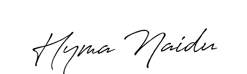 Here are the top 10 professional signature styles for the name Hyma Naidu. These are the best autograph styles you can use for your name. Hyma Naidu signature style 7 images and pictures png