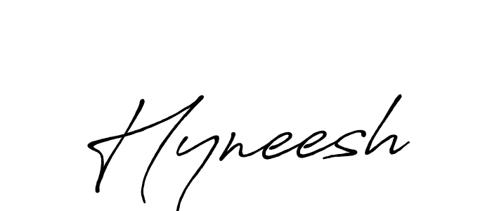 Make a beautiful signature design for name Hyneesh. With this signature (Antro_Vectra_Bolder) style, you can create a handwritten signature for free. Hyneesh signature style 7 images and pictures png