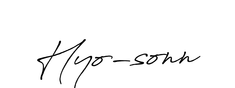 You can use this online signature creator to create a handwritten signature for the name Hyo-sonn. This is the best online autograph maker. Hyo-sonn signature style 7 images and pictures png