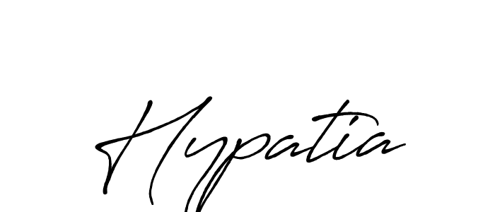 Create a beautiful signature design for name Hypatia. With this signature (Antro_Vectra_Bolder) fonts, you can make a handwritten signature for free. Hypatia signature style 7 images and pictures png