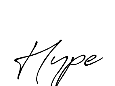 Design your own signature with our free online signature maker. With this signature software, you can create a handwritten (Antro_Vectra_Bolder) signature for name Hype. Hype signature style 7 images and pictures png