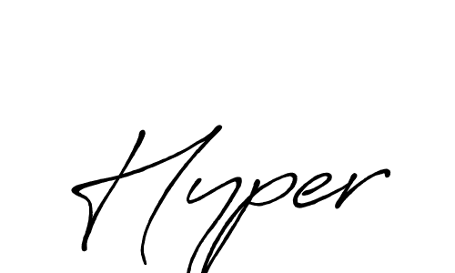 Use a signature maker to create a handwritten signature online. With this signature software, you can design (Antro_Vectra_Bolder) your own signature for name Hyper. Hyper signature style 7 images and pictures png