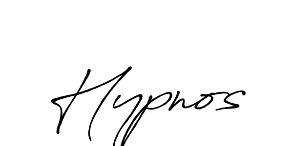 How to make Hypnos signature? Antro_Vectra_Bolder is a professional autograph style. Create handwritten signature for Hypnos name. Hypnos signature style 7 images and pictures png