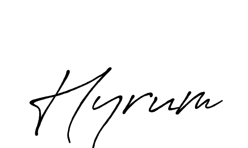 Antro_Vectra_Bolder is a professional signature style that is perfect for those who want to add a touch of class to their signature. It is also a great choice for those who want to make their signature more unique. Get Hyrum name to fancy signature for free. Hyrum signature style 7 images and pictures png