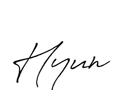Make a beautiful signature design for name Hyun. Use this online signature maker to create a handwritten signature for free. Hyun signature style 7 images and pictures png