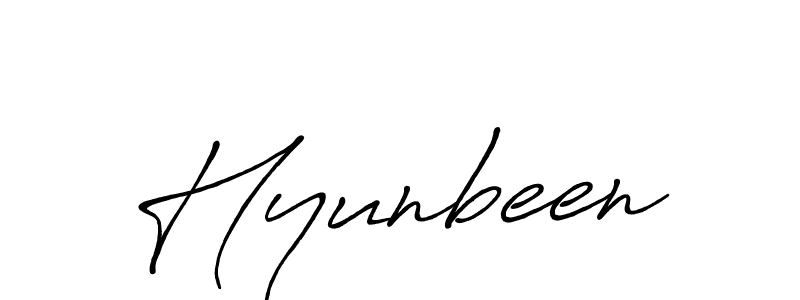 Design your own signature with our free online signature maker. With this signature software, you can create a handwritten (Antro_Vectra_Bolder) signature for name Hyunbeen. Hyunbeen signature style 7 images and pictures png