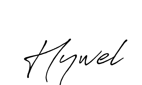 Also You can easily find your signature by using the search form. We will create Hywel name handwritten signature images for you free of cost using Antro_Vectra_Bolder sign style. Hywel signature style 7 images and pictures png