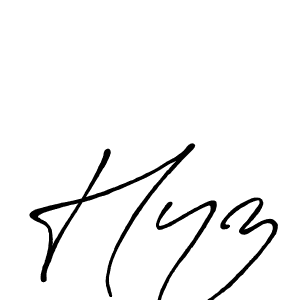 How to Draw Hyz signature style? Antro_Vectra_Bolder is a latest design signature styles for name Hyz. Hyz signature style 7 images and pictures png