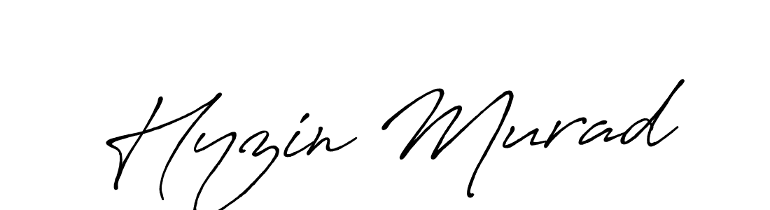 Also You can easily find your signature by using the search form. We will create Hyzin Murad name handwritten signature images for you free of cost using Antro_Vectra_Bolder sign style. Hyzin Murad signature style 7 images and pictures png