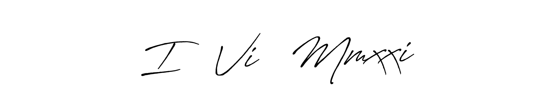 Once you've used our free online signature maker to create your best signature Antro_Vectra_Bolder style, it's time to enjoy all of the benefits that I • Vi • Mmxxi name signing documents. I • Vi • Mmxxi signature style 7 images and pictures png