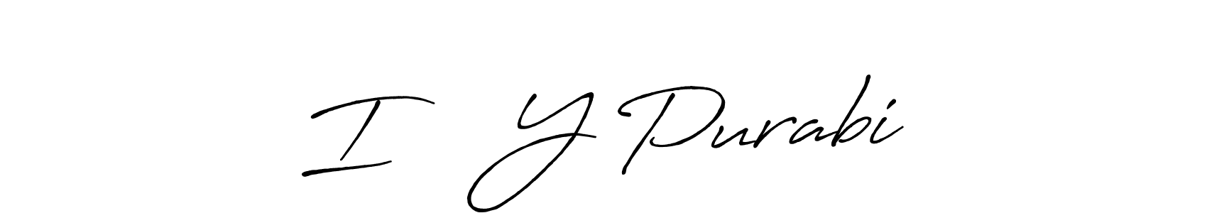Also we have I ♥️ Y Purabi name is the best signature style. Create professional handwritten signature collection using Antro_Vectra_Bolder autograph style. I ♥️ Y Purabi signature style 7 images and pictures png