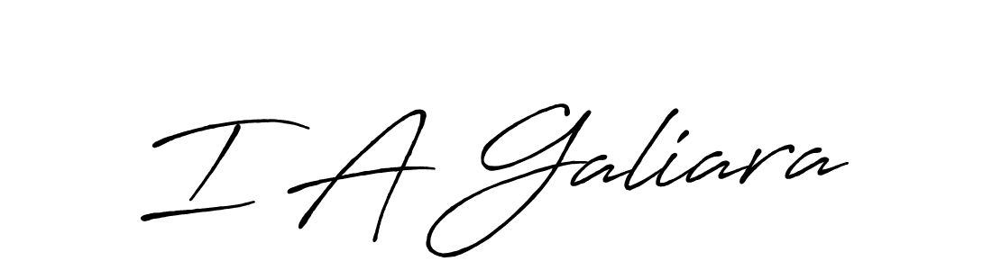 Make a beautiful signature design for name I A Galiara. Use this online signature maker to create a handwritten signature for free. I A Galiara signature style 7 images and pictures png
