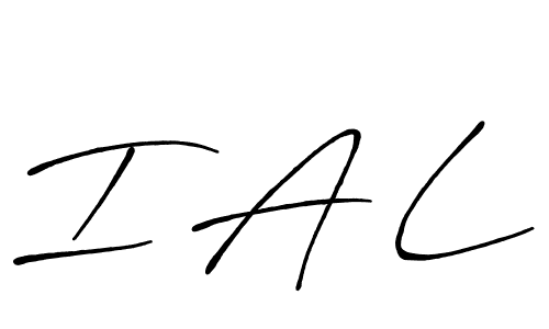 It looks lik you need a new signature style for name I A L. Design unique handwritten (Antro_Vectra_Bolder) signature with our free signature maker in just a few clicks. I A L signature style 7 images and pictures png